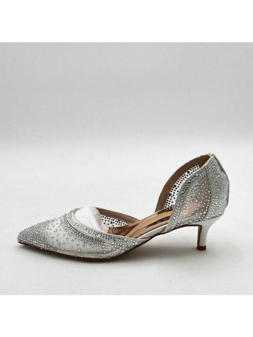 XYD Women's Pumps, Elegant Pointed Toe, Stiletto Low Heels 2 Inches